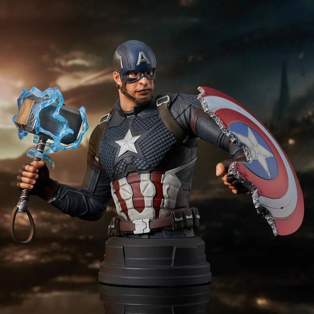Avengers: Endgame Busta 1/6 Captain America 15 cm fotografii produktu
