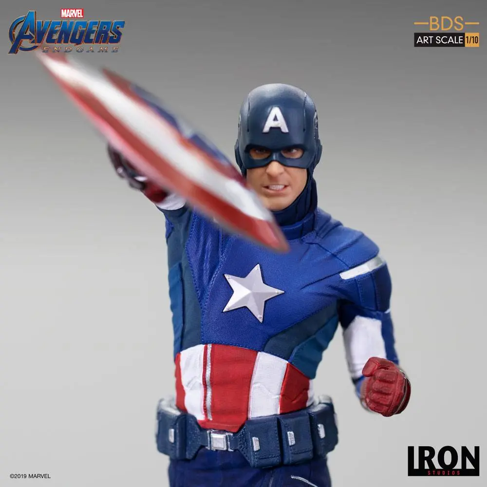 Avengers: Endgame BDS Art Scale Socha 1/10 Captain America 21 cm fotografii produktu