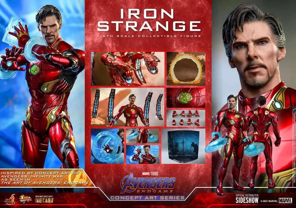 Avengers: Endgame Concept Art Series PVC akční figurka 1/6 Iron Strange 32 cm fotografii produktu