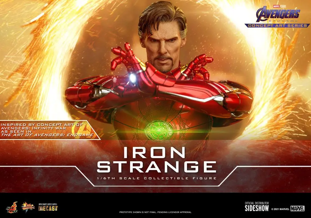 Avengers: Endgame Concept Art Series PVC akční figurka 1/6 Iron Strange 32 cm fotografii produktu