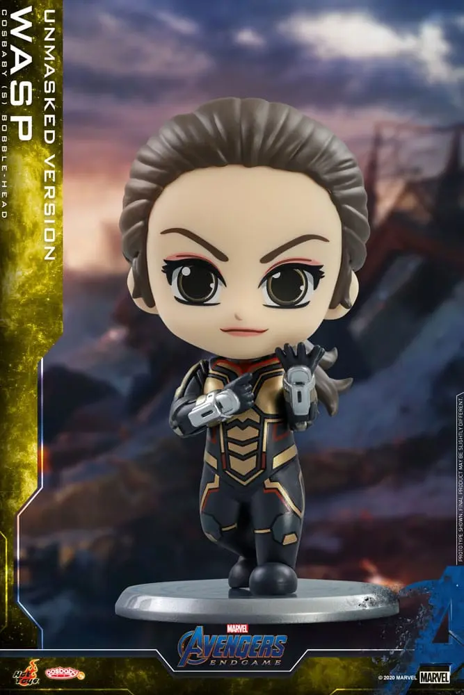 Avengers: Endgame Cosbaby (S) Mini figurka The Wasp (Unmasked Version) 10 cm fotografii produktu