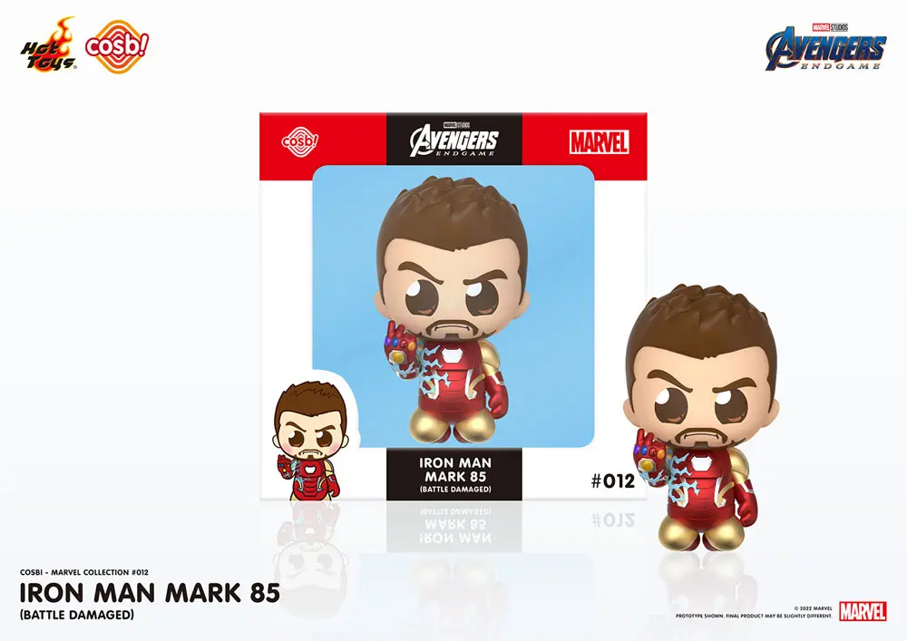Avengers: Endgame Cosbi Mini figurka Iron Man Mark 85 (Battle) 8 cm fotografii produktu