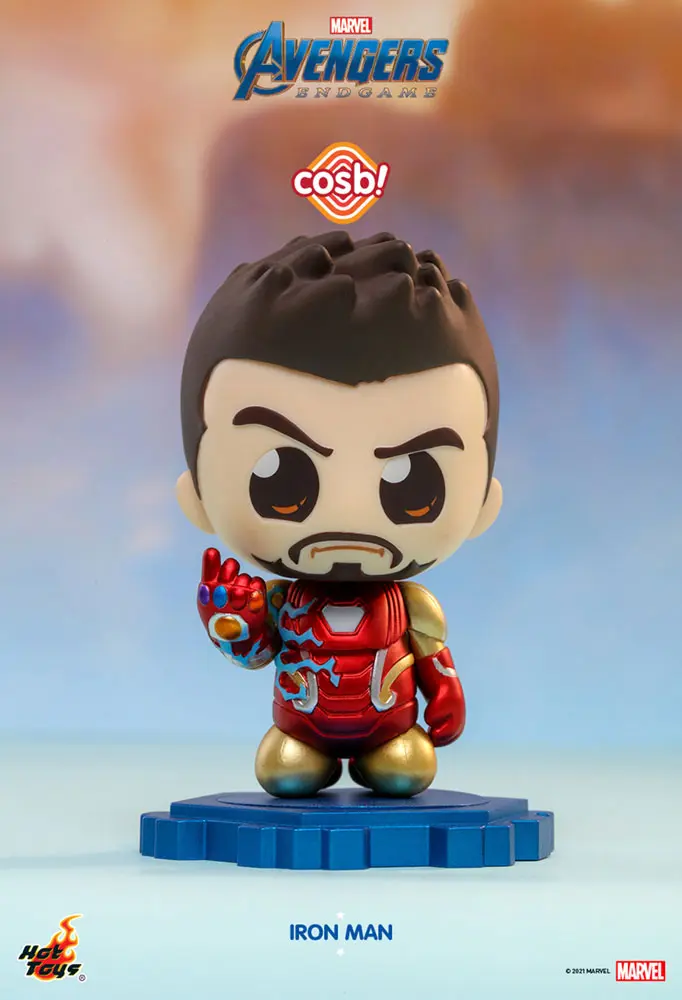 Avengers: Endgame Cosbi Mini figurka Iron Man Mark 85 (Battle) 8 cm fotografii produktu