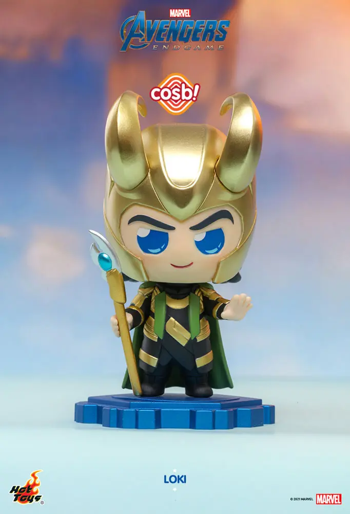 Avengers: Endgame Cosbi Mini figurka Loki 8 cm fotografii produktu