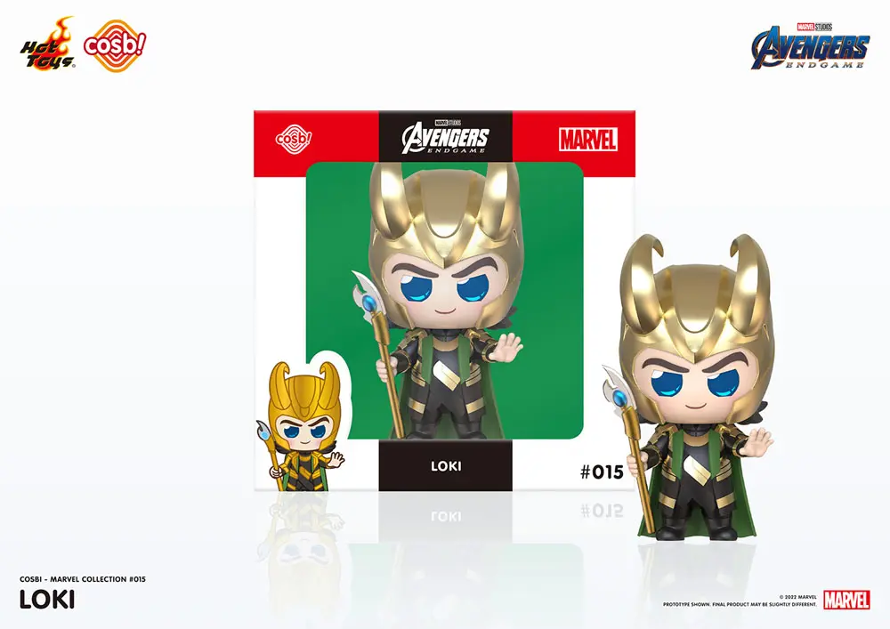 Avengers: Endgame Cosbi Mini figurka Loki 8 cm fotografii produktu