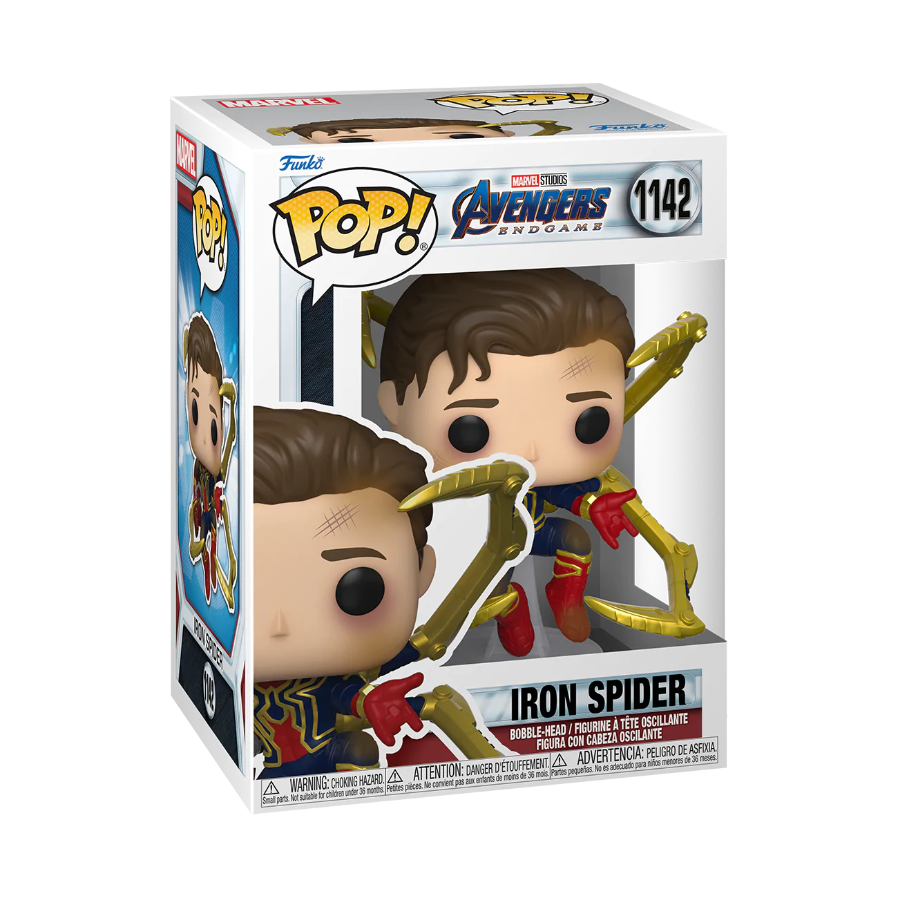 Avengers: Endgame POP! Movies vinylová figurka Unmasked Spider-Man 9 cm fotografii produktu