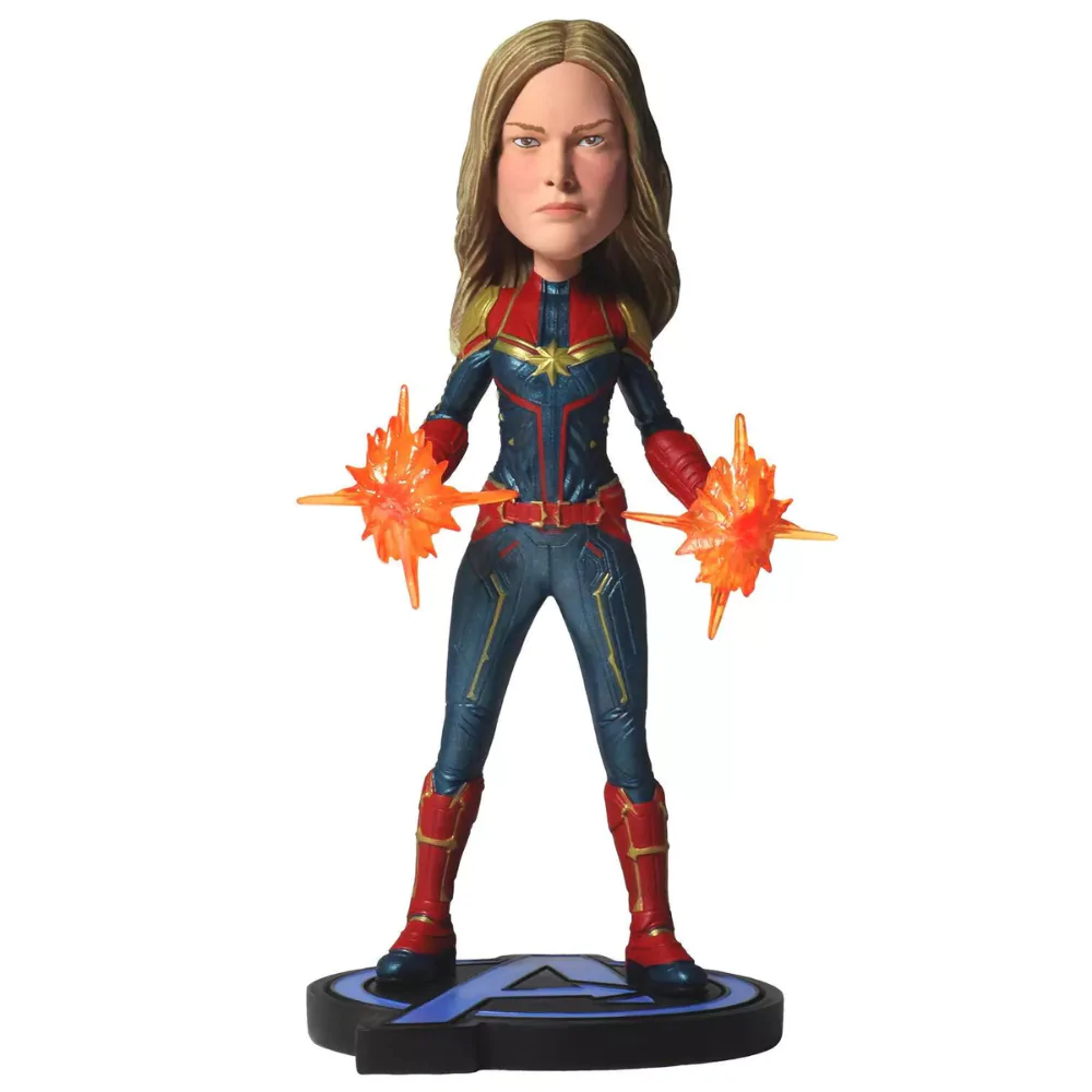 Avengers: Endgame Head Knocker Bobble-Head Captain Marvel 20 cm fotografii produktu