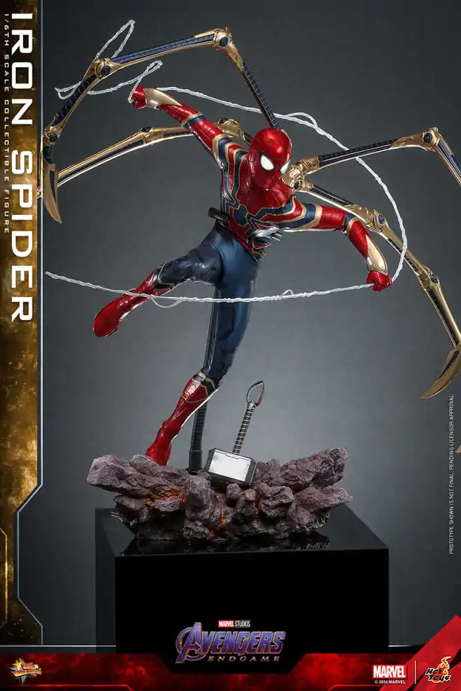 Avengers: Endgame Movie Masterpiece Akční figurka 1/6 Iron Spider 28 cm fotografii produktu