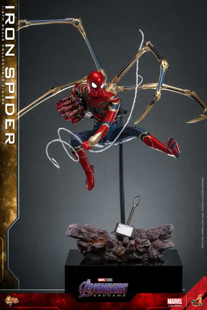 Avengers: Endgame Movie Masterpiece Akční figurka 1/6 Iron Spider 28 cm fotografii produktu