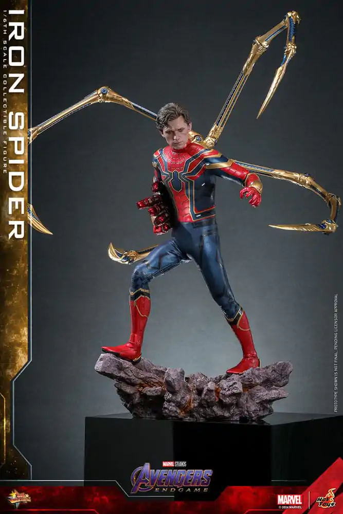 Avengers: Endgame Movie Masterpiece Akční figurka 1/6 Iron Spider 28 cm fotografii produktu