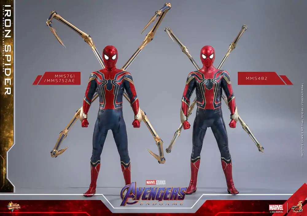 Avengers: Endgame Movie Masterpiece Akční figurka 1/6 Iron Spider 28 cm fotografii produktu