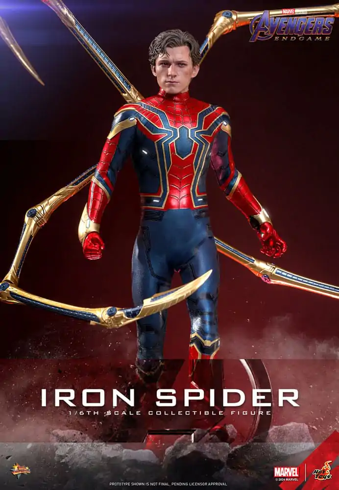 Avengers: Endgame Movie Masterpiece Akční figurka 1/6 Iron Spider 28 cm fotografii produktu