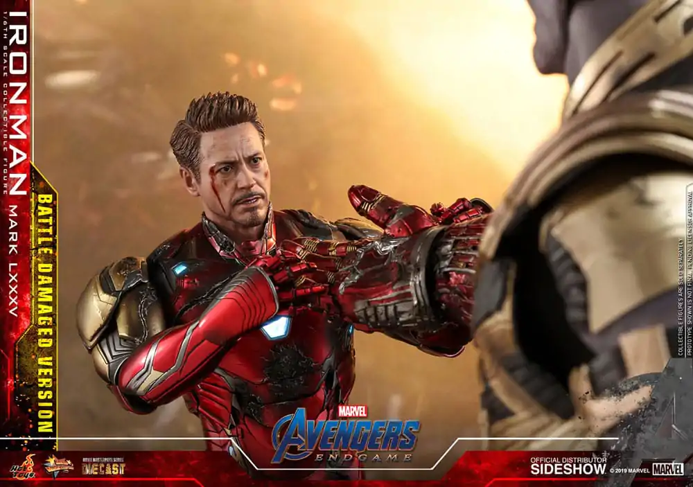 Avengers: Endgame film mistrovské dílo odlitá akční figurka 1/6 Iron Man Mark LXXXV (bitvou poškozená verze) speciální edice 32 cm fotografii produktu