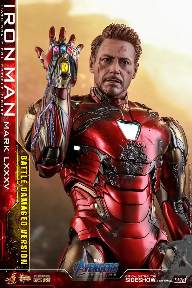 Avengers: Endgame film mistrovské dílo odlitá akční figurka 1/6 Iron Man Mark LXXXV (bitvou poškozená verze) speciální edice 32 cm fotografii produktu