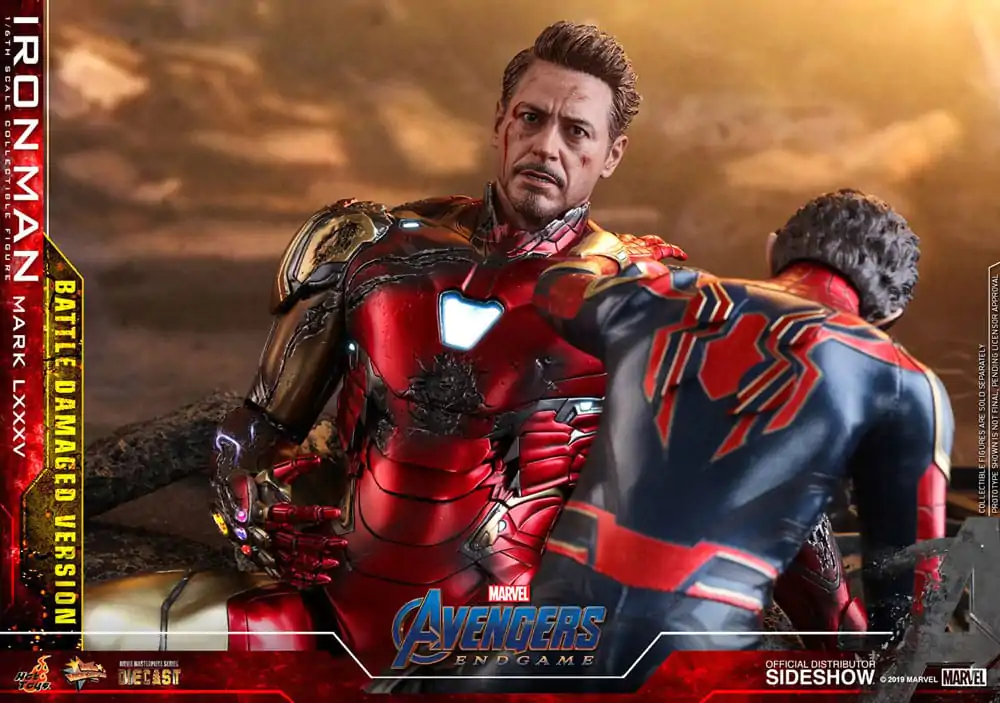 Avengers: Endgame film mistrovské dílo odlitá akční figurka 1/6 Iron Man Mark LXXXV (bitvou poškozená verze) speciální edice 32 cm fotografii produktu