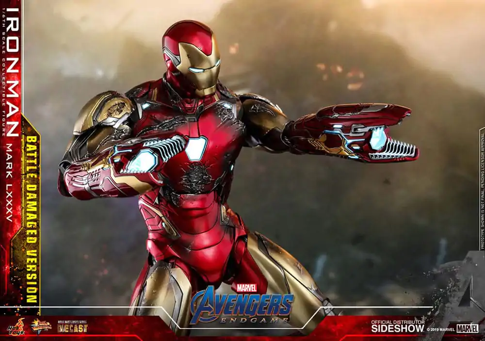 Avengers: Endgame film mistrovské dílo odlitá akční figurka 1/6 Iron Man Mark LXXXV (bitvou poškozená verze) speciální edice 32 cm fotografii produktu