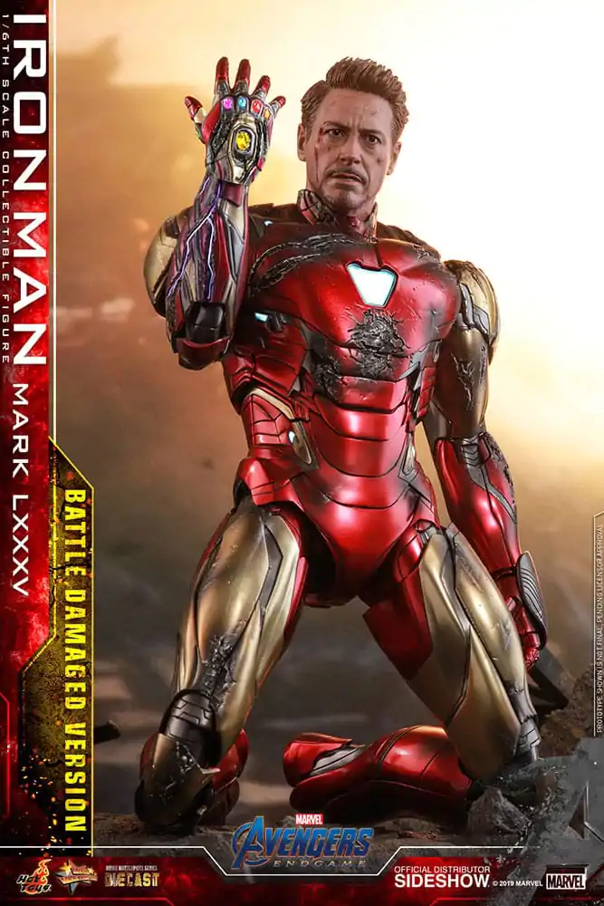 Avengers: Endgame film mistrovské dílo odlitá akční figurka 1/6 Iron Man Mark LXXXV (bitvou poškozená verze) speciální edice 32 cm fotografii produktu