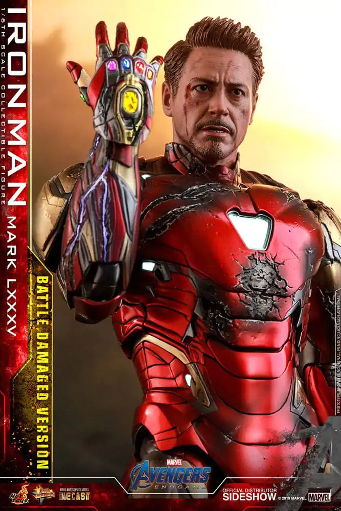 Avengers: Endgame film mistrovské dílo odlitá akční figurka 1/6 Iron Man Mark LXXXV (bitvou poškozená verze) speciální edice 32 cm fotografii produktu