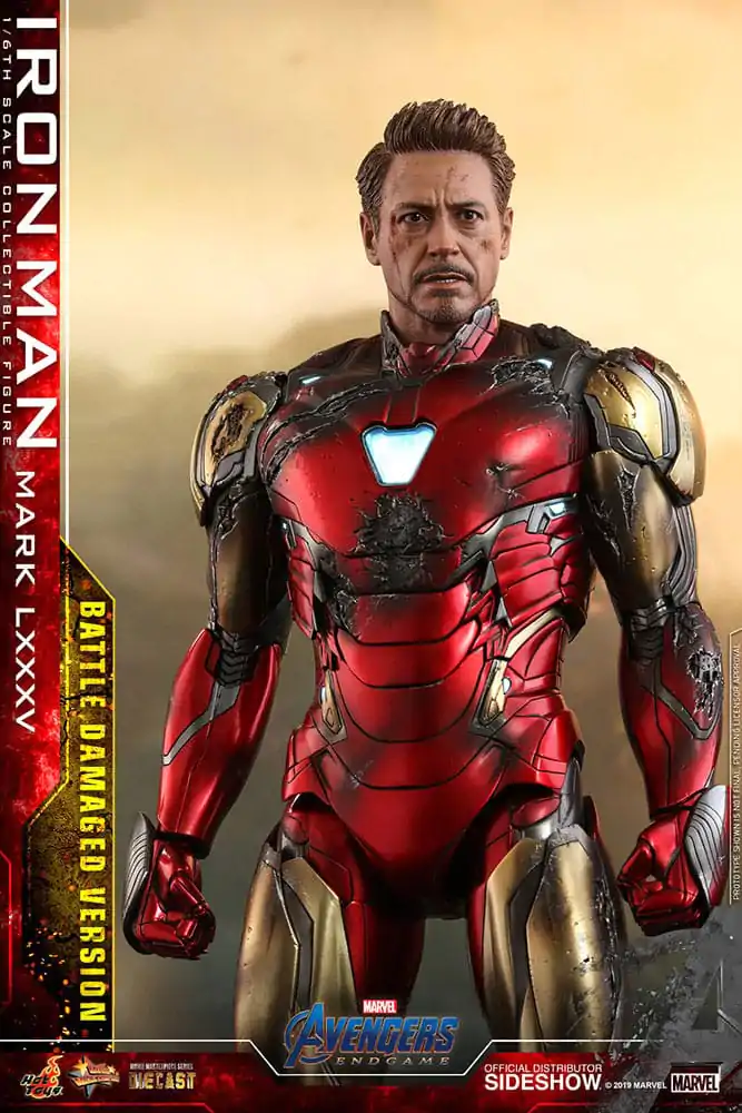Avengers: Endgame film mistrovské dílo odlitá akční figurka 1/6 Iron Man Mark LXXXV (bitvou poškozená verze) speciální edice 32 cm fotografii produktu