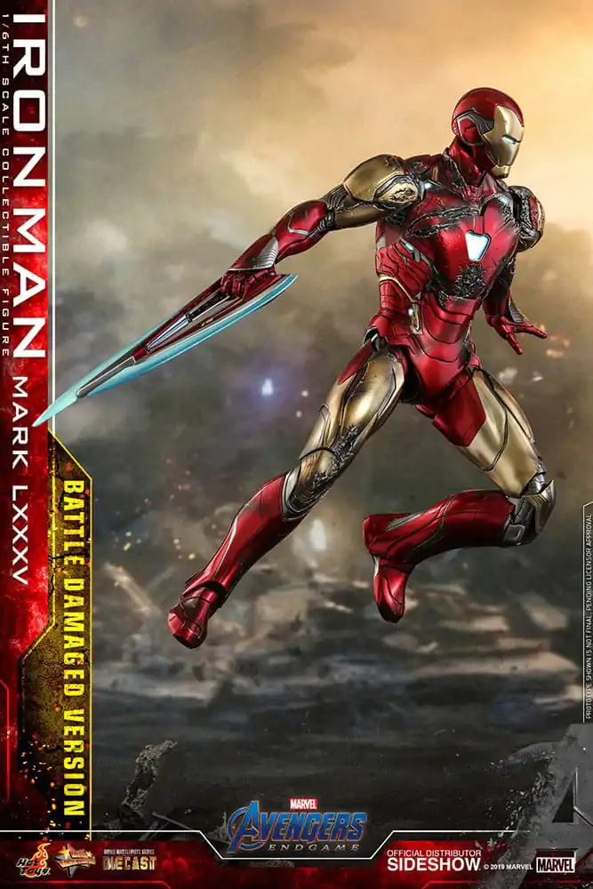 Avengers: Endgame film mistrovské dílo odlitá akční figurka 1/6 Iron Man Mark LXXXV (bitvou poškozená verze) speciální edice 32 cm fotografii produktu