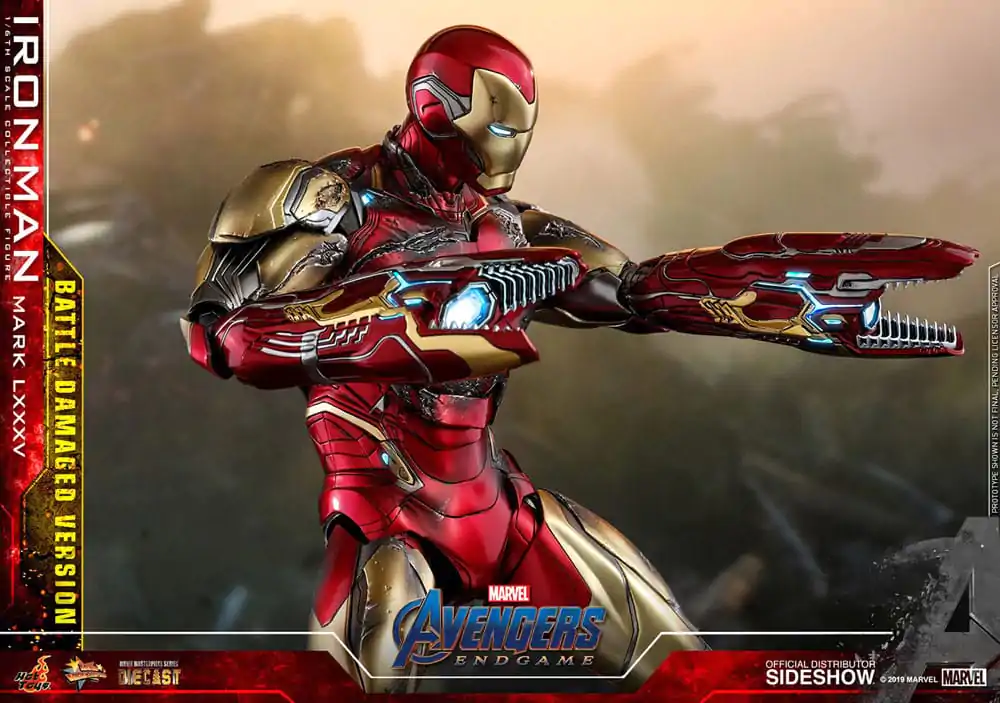 Avengers: Endgame film mistrovské dílo odlitá akční figurka 1/6 Iron Man Mark LXXXV (bitvou poškozená verze) speciální edice 32 cm fotografii produktu