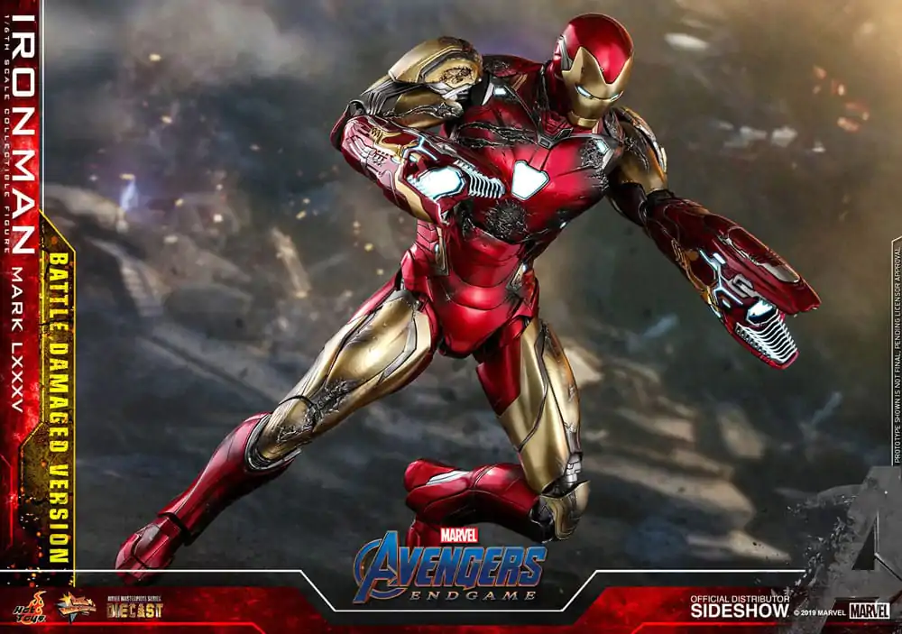 Avengers: Endgame film mistrovské dílo odlitá akční figurka 1/6 Iron Man Mark LXXXV (bitvou poškozená verze) speciální edice 32 cm fotografii produktu