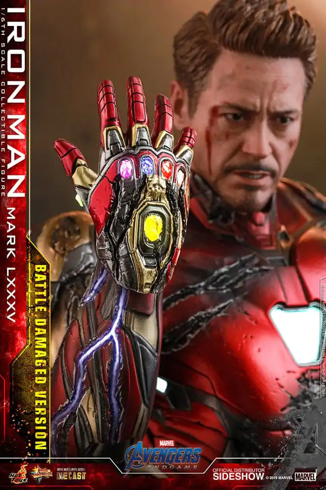 Avengers: Endgame film mistrovské dílo odlitá akční figurka 1/6 Iron Man Mark LXXXV (bitvou poškozená verze) speciální edice 32 cm fotografii produktu