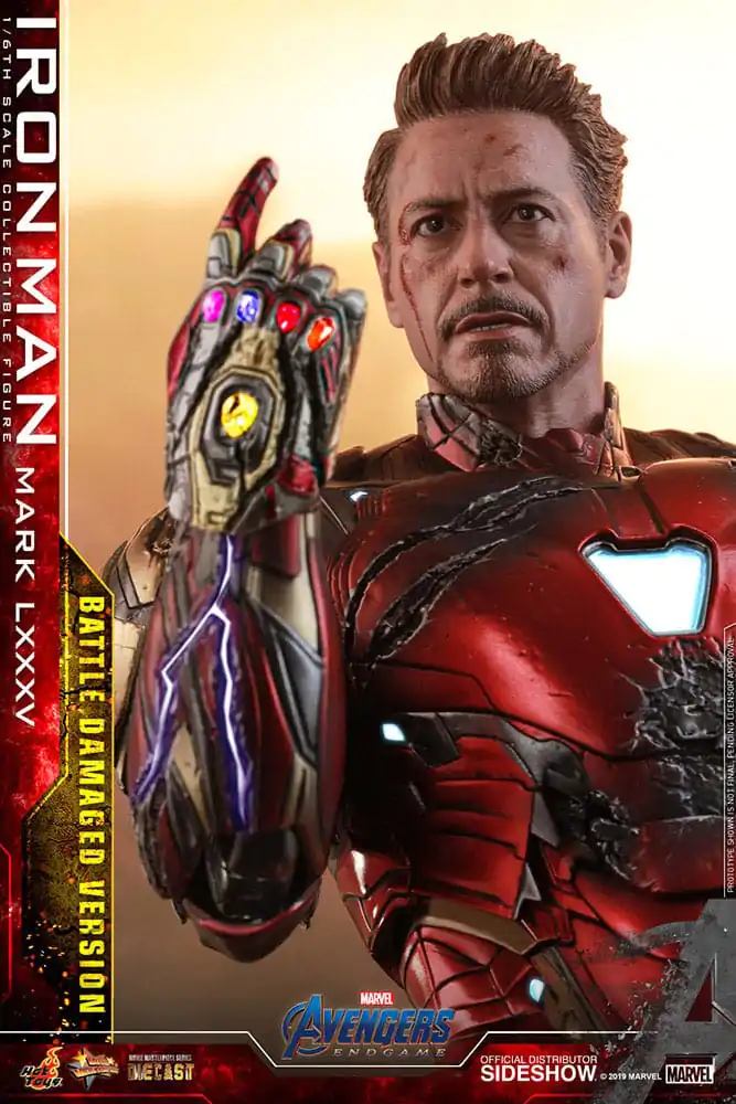 Avengers: Endgame film mistrovské dílo odlitá akční figurka 1/6 Iron Man Mark LXXXV (bitvou poškozená verze) speciální edice 32 cm fotografii produktu
