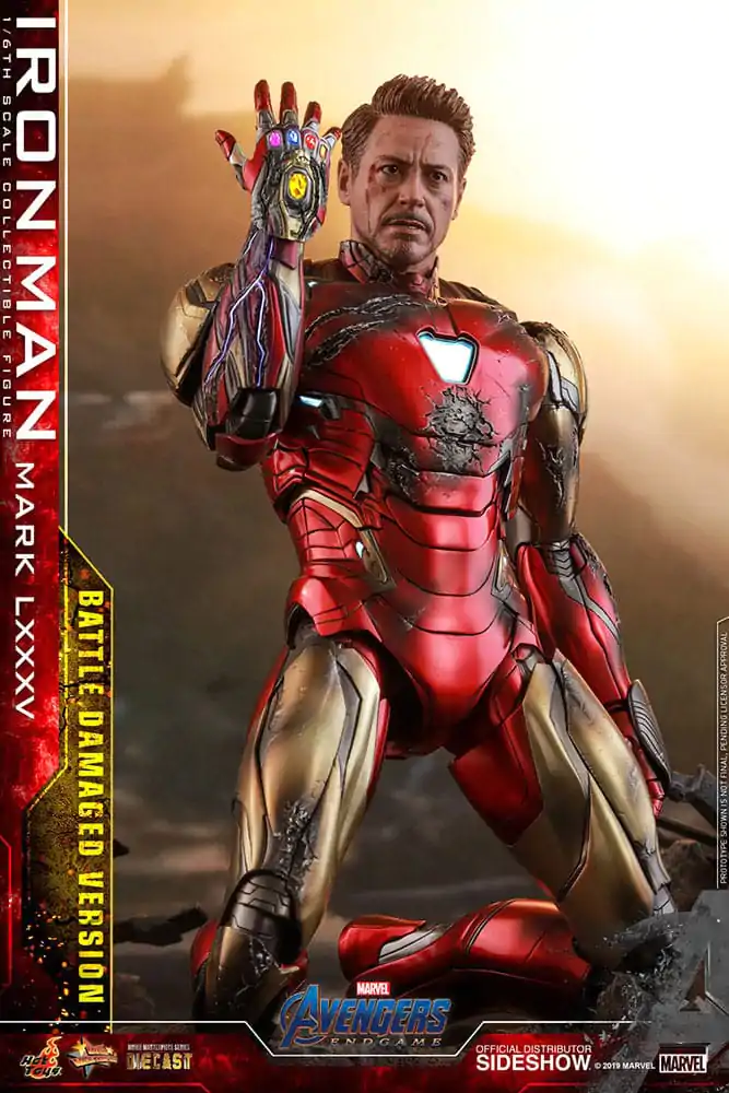Avengers: Endgame film mistrovské dílo odlitá akční figurka 1/6 Iron Man Mark LXXXV (bitvou poškozená verze) speciální edice 32 cm fotografii produktu