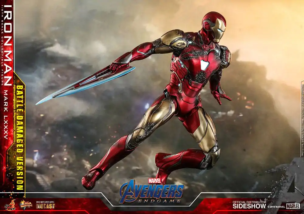 Avengers: Endgame film mistrovské dílo odlitá akční figurka 1/6 Iron Man Mark LXXXV (bitvou poškozená verze) speciální edice 32 cm fotografii produktu