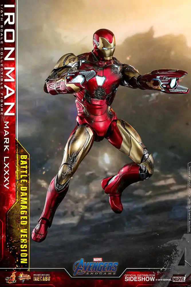 Avengers: Endgame film mistrovské dílo odlitá akční figurka 1/6 Iron Man Mark LXXXV (bitvou poškozená verze) speciální edice 32 cm fotografii produktu
