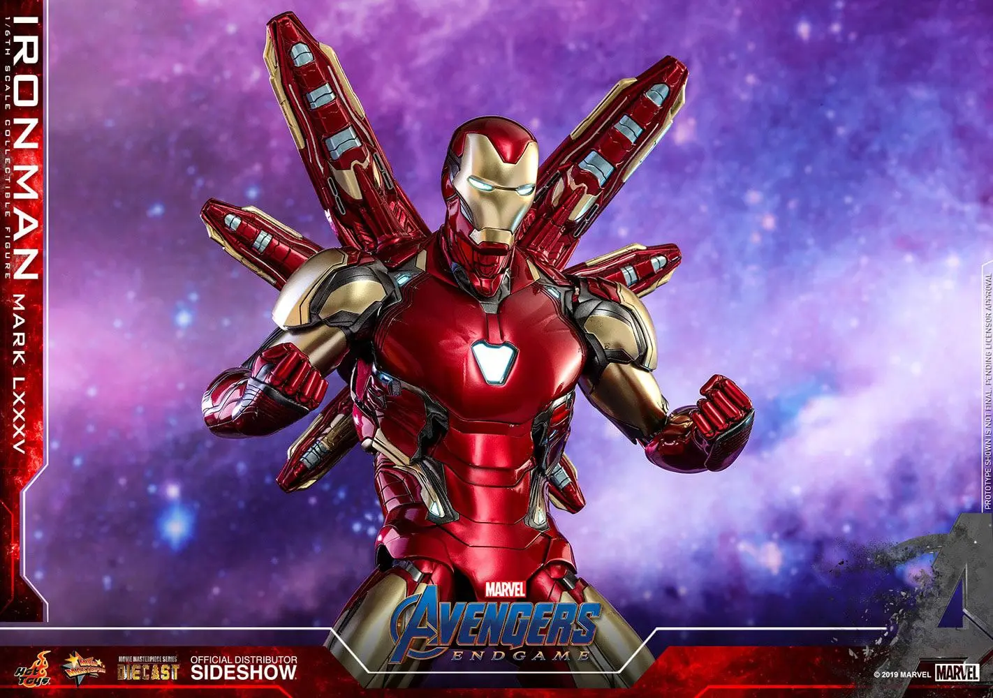 Avengers: Endgame Movie Masterpiece Series Diecast akční figurka 1/6 Iron Man Mark LXXXV 32 cm fotografii produktu
