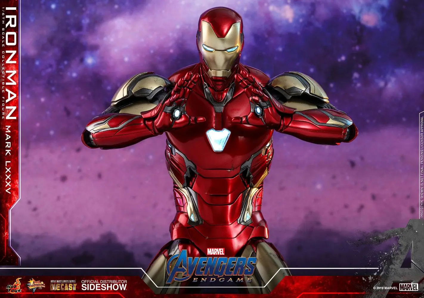 Avengers: Endgame Movie Masterpiece Series Diecast akční figurka 1/6 Iron Man Mark LXXXV 32 cm fotografii produktu
