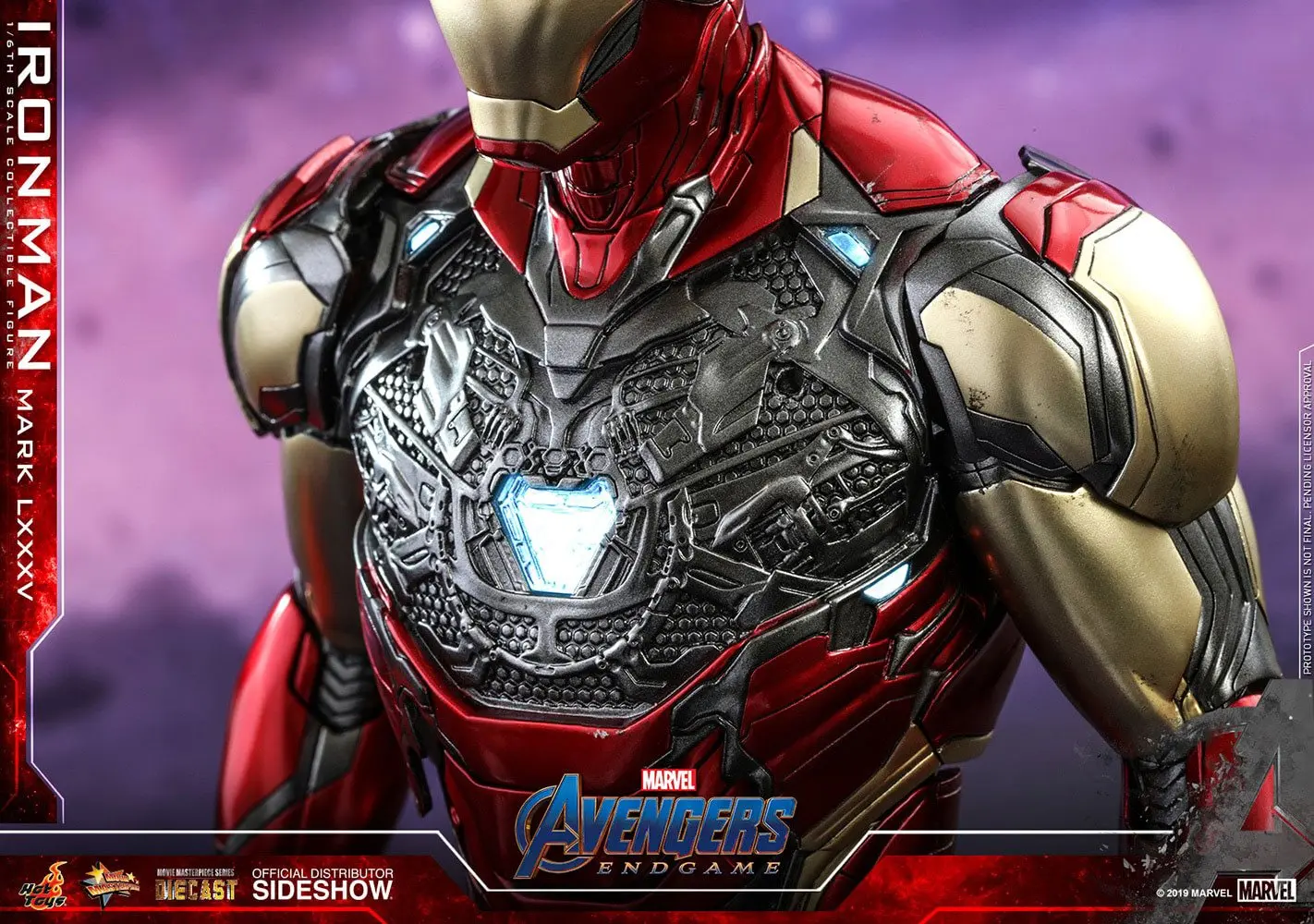 Avengers: Endgame Movie Masterpiece Series Diecast akční figurka 1/6 Iron Man Mark LXXXV 32 cm fotografii produktu