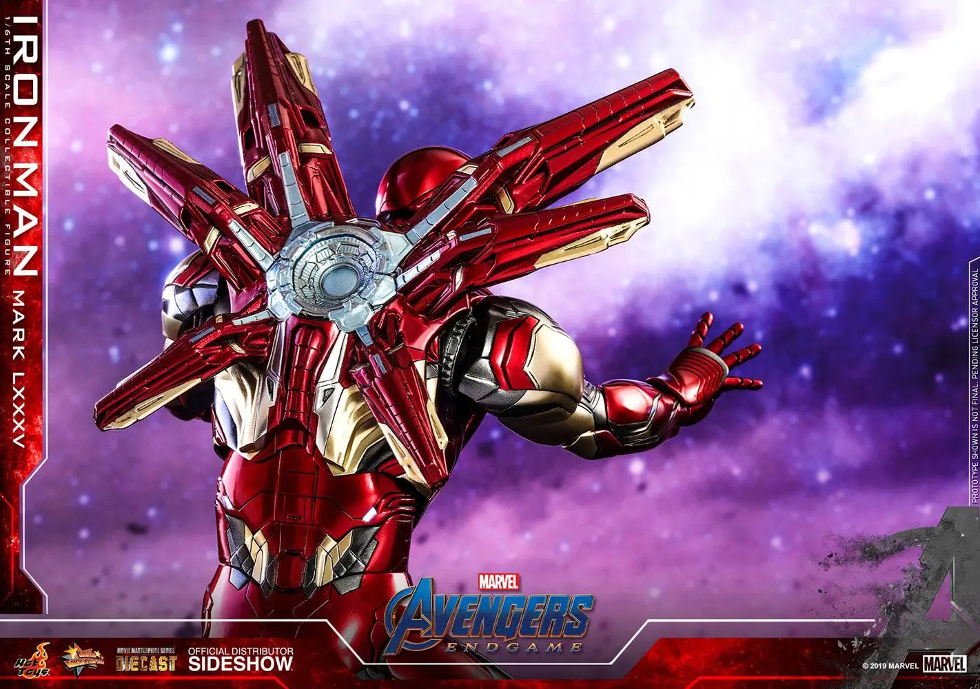 Avengers: Endgame Movie Masterpiece Series Diecast akční figurka 1/6 Iron Man Mark LXXXV 32 cm fotografii produktu