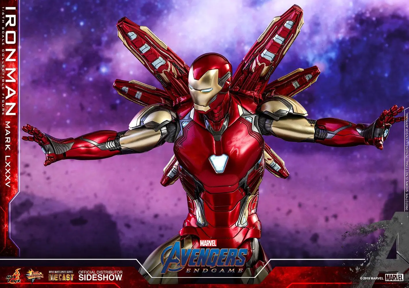 Avengers: Endgame Movie Masterpiece Series Diecast akční figurka 1/6 Iron Man Mark LXXXV 32 cm fotografii produktu