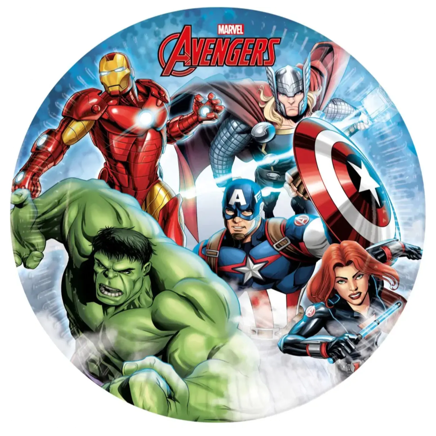 Avengers papírový talíř 8 kusů 23 cm fotografii produktu