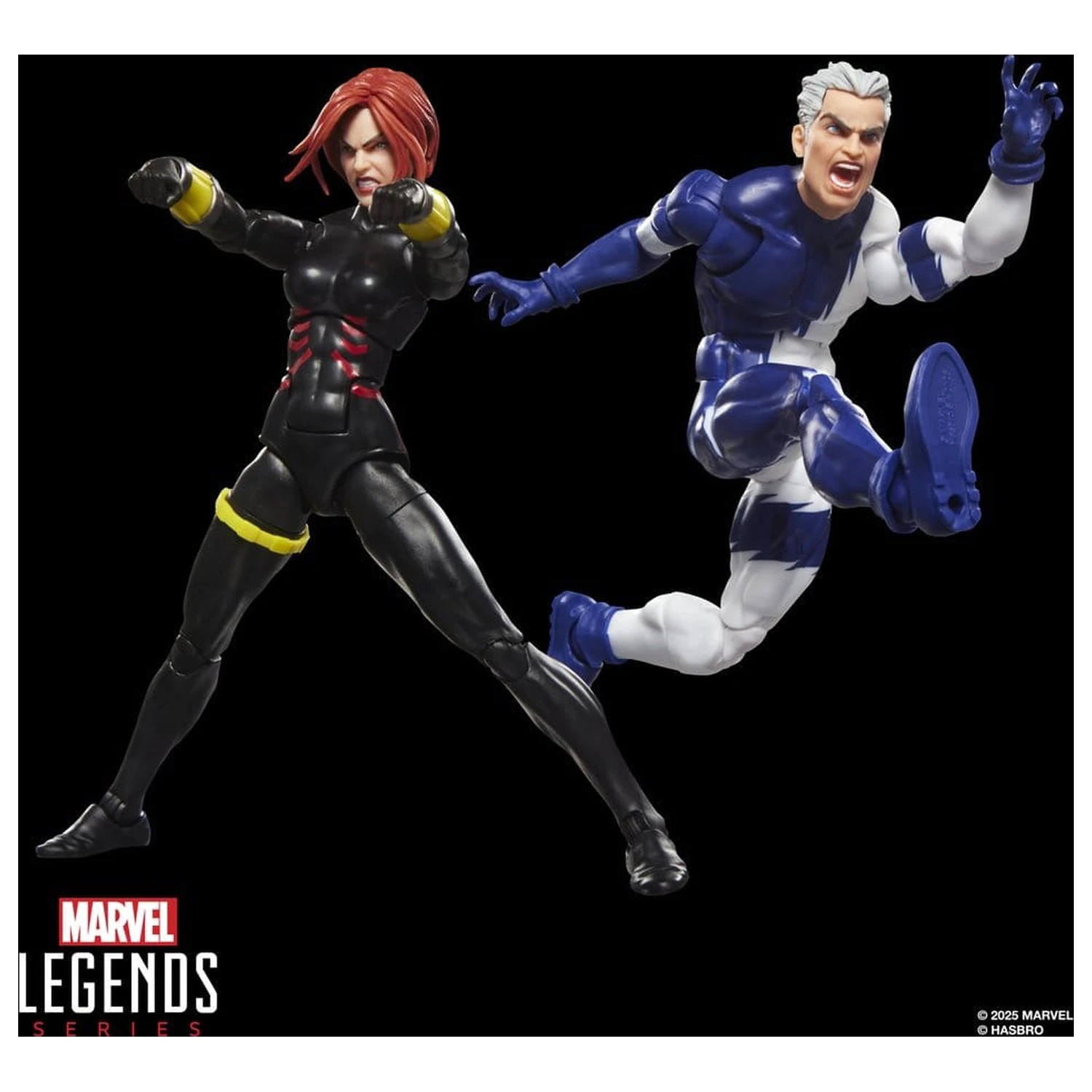 Avengers Marvel Legends Akční figurka 2-balení Black Widow a Quicksilver 15 cm fotografii produktu