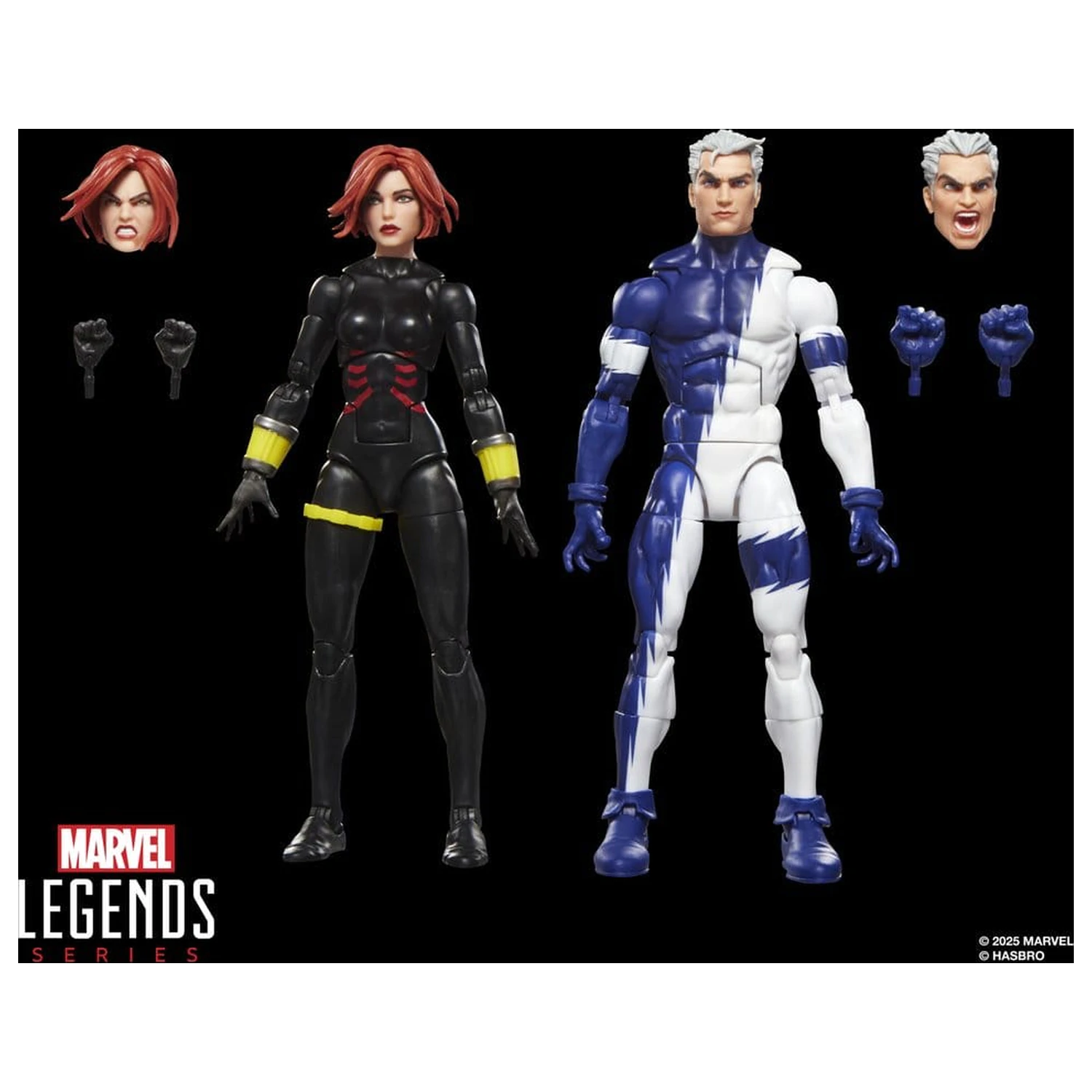 Avengers Marvel Legends Akční figurka 2-balení Black Widow a Quicksilver 15 cm fotografii produktu