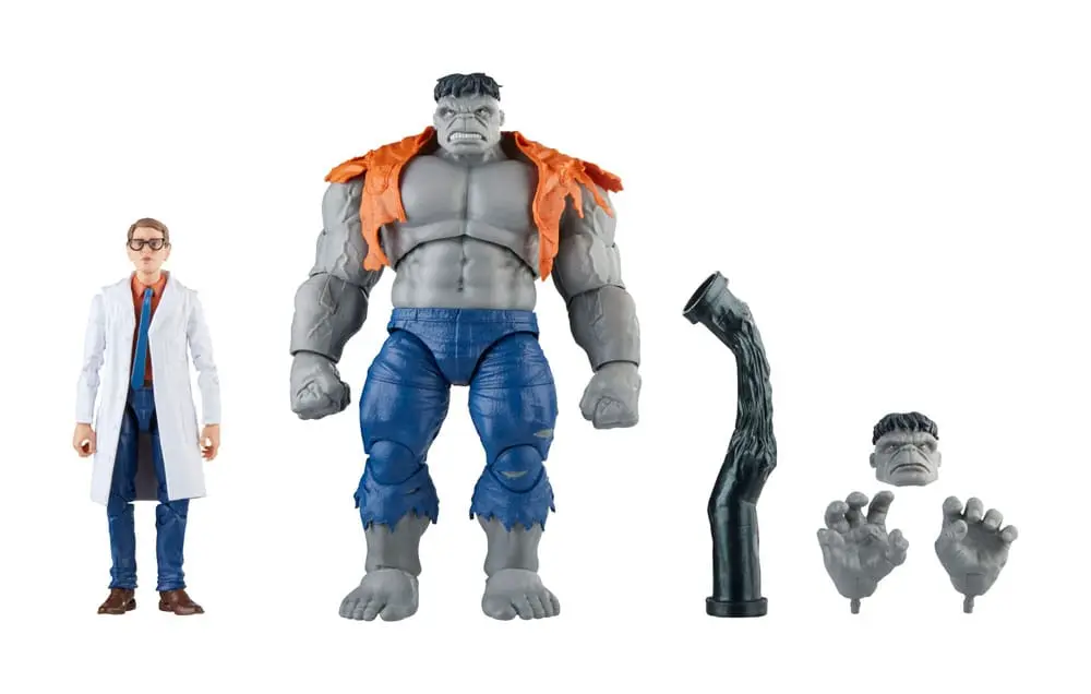 Avengers Marvel Legends akční figurky Šedý Hulk a Dr. Bruce Banner 15 cm fotografii produktu