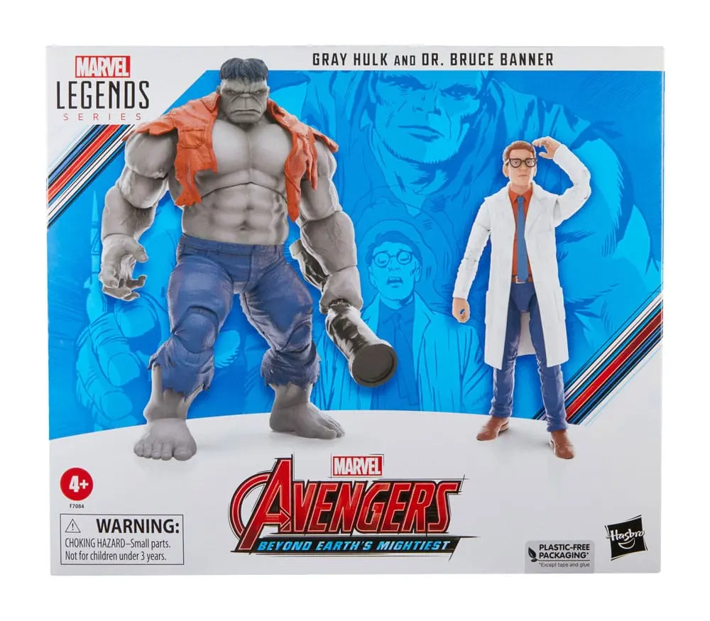 Avengers Marvel Legends akční figurky Šedý Hulk a Dr. Bruce Banner 15 cm fotografii produktu