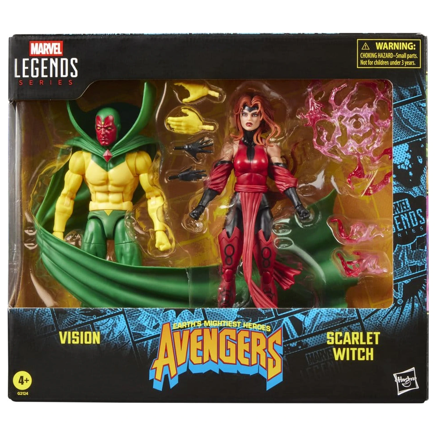 Avengers Marvel Legends Akční figurka 2-balení Vision & Scarlet Witch 15 cm fotografii produktu