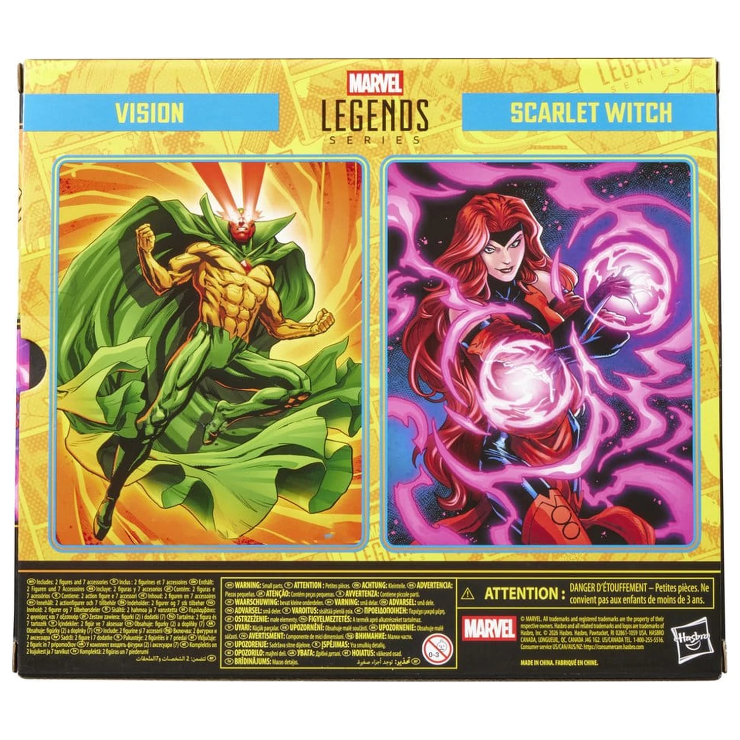 Avengers Marvel Legends Akční figurka 2-balení Vision & Scarlet Witch 15 cm fotografii produktu
