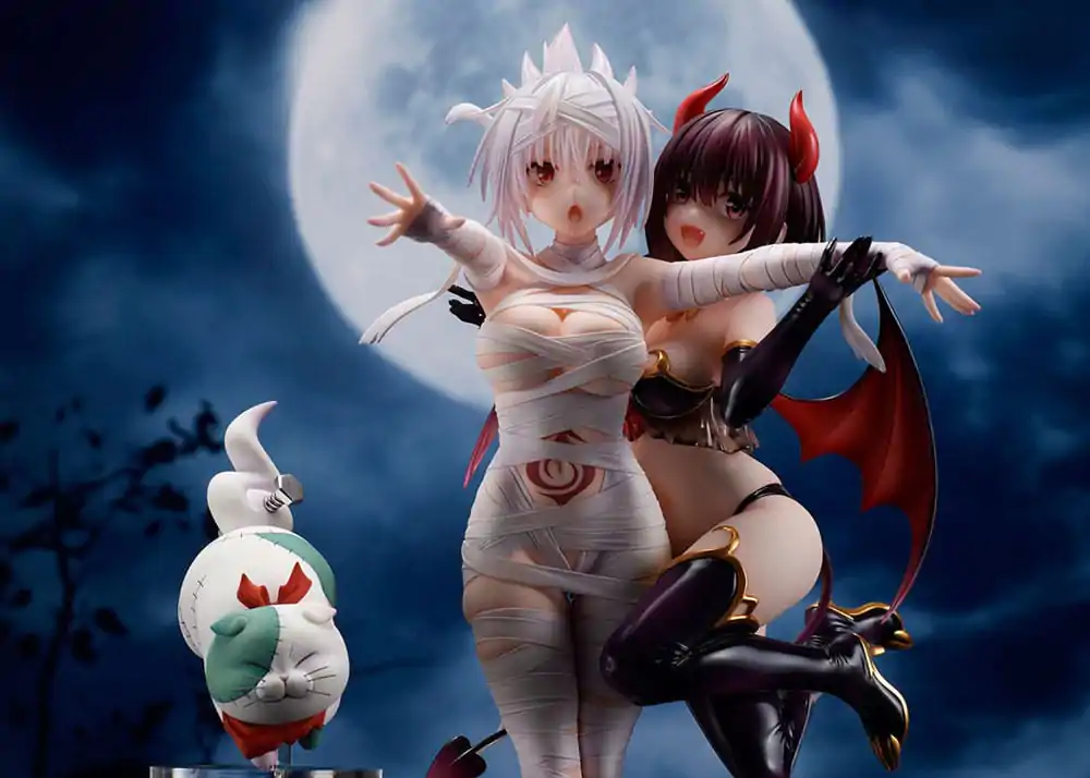 Ayakashi Triangle PVC socha Matsuri Kazamaki & Suzu Kanade & Shirogane 25 cm fotografii produktu