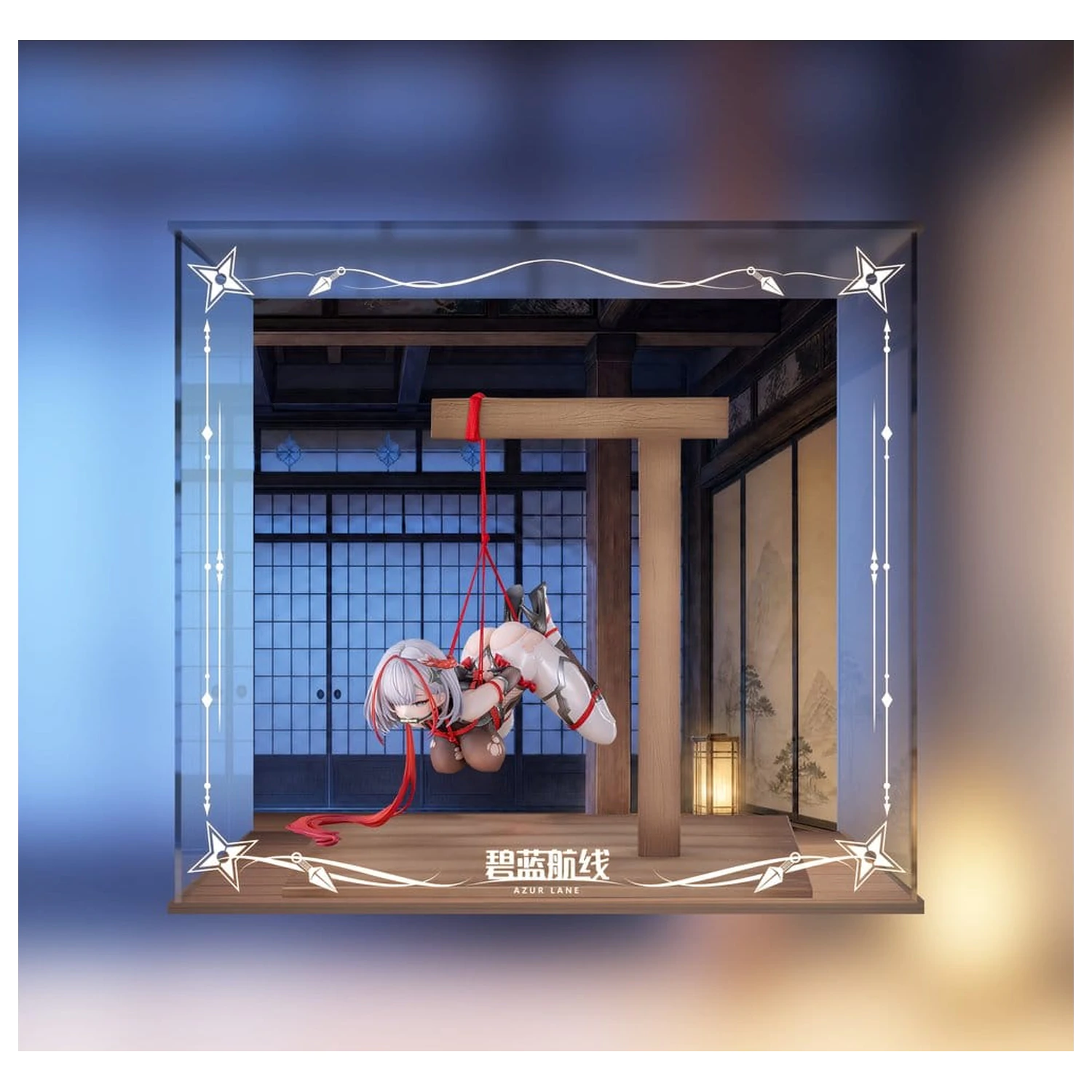 Azur Lane PVC figurka 1/6 I-404 Dance of Crimson Strings Ver. Special Edition s vitrínou 26 cm fotografii produktu