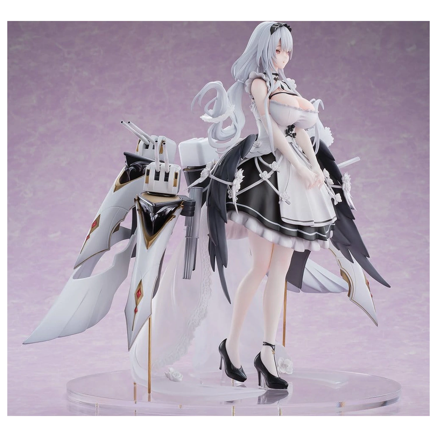 Azur Lane PVC figurka 1/6 Shira Heavy Armament Ver. 26 cm fotografii produktu