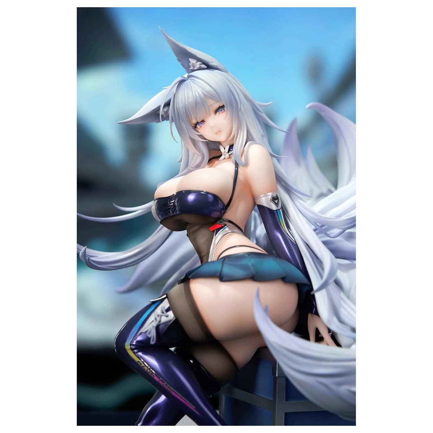 Azur Lane PVC Figurka 1/7 Shinano Moonlit Chrome Ver. Akrylová speciální edice s displejem 25 cm fotografii produktu