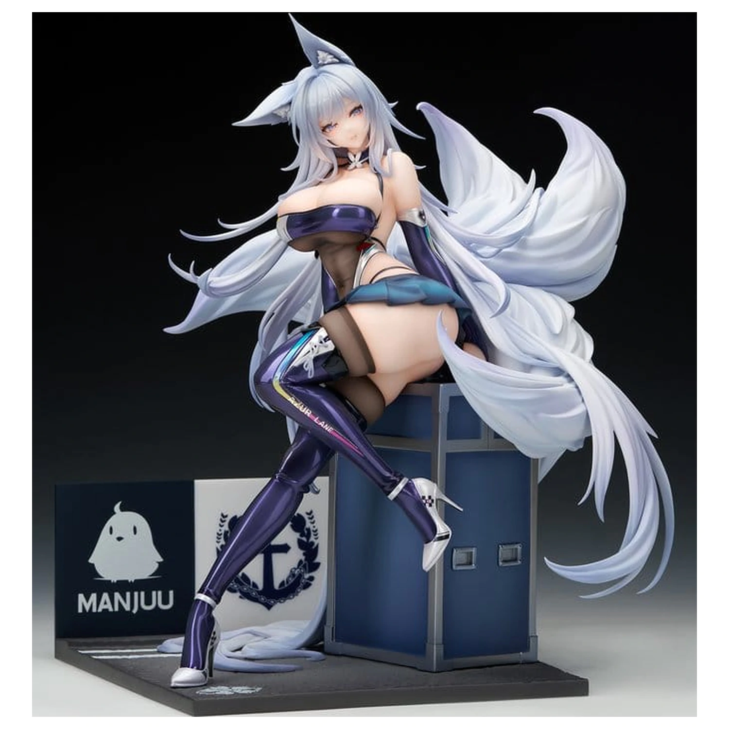 Azur Lane PVC Figurka 1/7 Shinano Moonlit Chrome Ver. Akrylová speciální edice s displejem 25 cm fotografii produktu