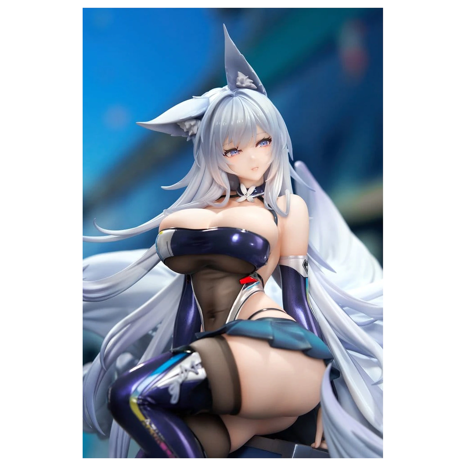 Azur Lane PVC Figurka 1/7 Shinano Moonlit Chrome Ver. Akrylová speciální edice s displejem 25 cm fotografii produktu