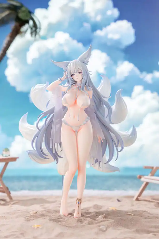 Azur Lane amiami x AniGame PVC socha 1/6 Shinano Dreamy White Sands verze 30 cm fotografii produktu